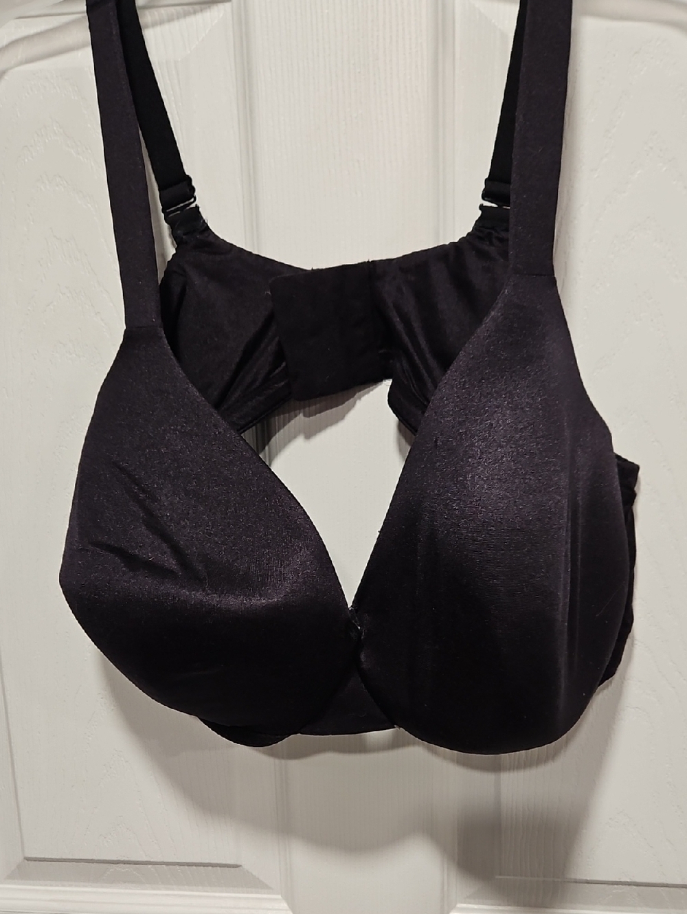 Catherines Black Smooth Full-Coverage T-Shirt Bra